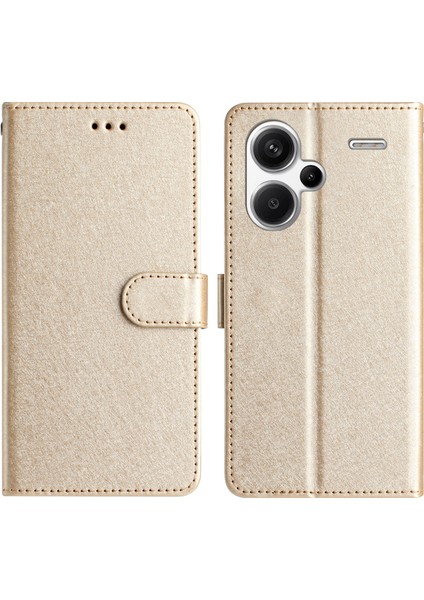 Redmi Note 13 Pro+ 5g Cüzdan Deri Telefon Kapağı Görüntüleme Standı Bilek Kayışı (Yurt Dışından)