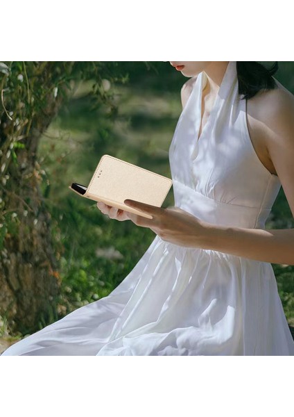 Redmi Note 13 Pro+ 5g Cüzdan Deri Telefon Kapağı Görüntüleme Standı Bilek Kayışı (Yurt Dışından)