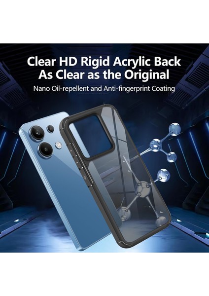 Redmi Note 13 4g Düşme Koruması Pc+Tpu Telefon Arka Kapak (Yurt Dışından)