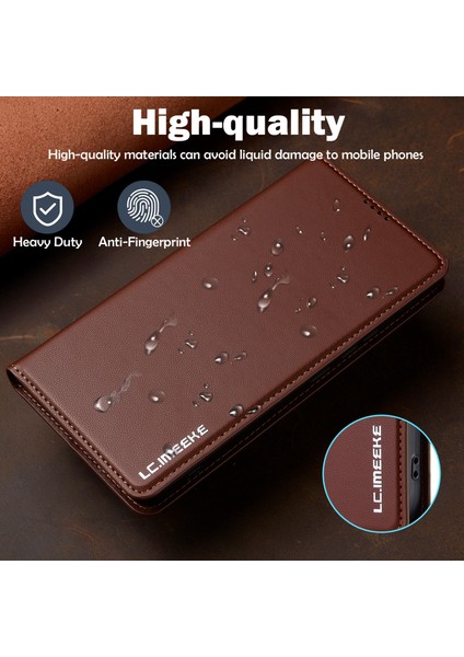 Xiaomi Poco X6 5g / Redmi Note 13 Pro 5g Pu Deri Cüzdan Halkalı Telefon Kılıfı Kapağı (Yurt Dışından) indirimleri