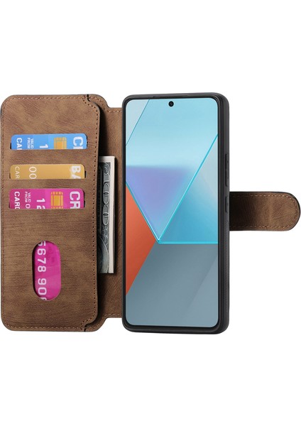 Redmi Note 13 Pro 5g / Poco X6 5g Ayrılabilir Manyetik Cüzdan Kapağı (Yurt Dışından)