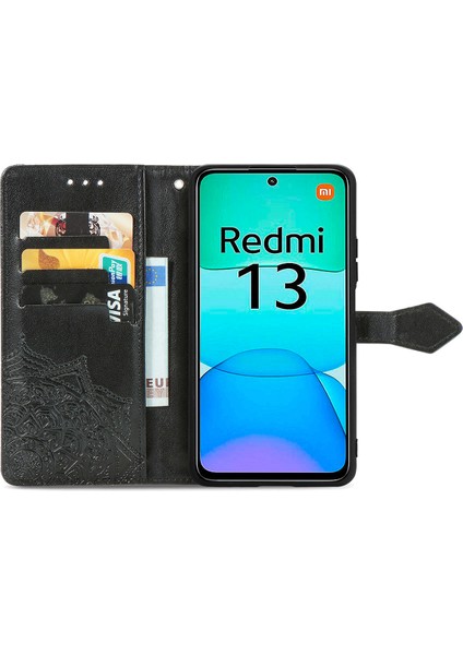 LR Joyful Redmi 13 Deri Telefon Kılıfı (Yurt Dışından)