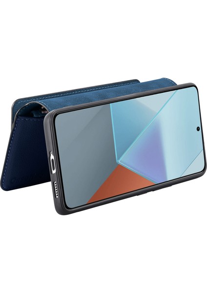 Redmi Note 13 Pro+ 5g Manyetik Çıkarılabilir Fermuar Deri Kapak (Yurt Dışından)