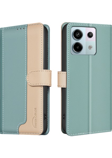 Redmi Note 13 Pro 4g / Poco M6 Pro 4g Deri Cüzdan Telefon Kılıfı (Yurt Dışından)