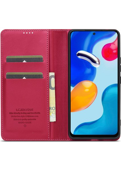 LR Joyful Redmi Note 12 Pro 4g Pu Deri Cüzdan Standlı Telefon Kapağı (Yurt Dışından)