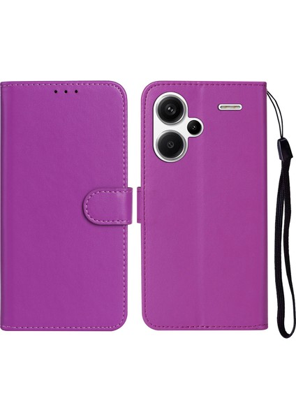 Redmi Note 13 Pro+ 5g Pu Deri Manyetik Toka Çevirmeli Telefon Kapağı (Yurt Dışından)