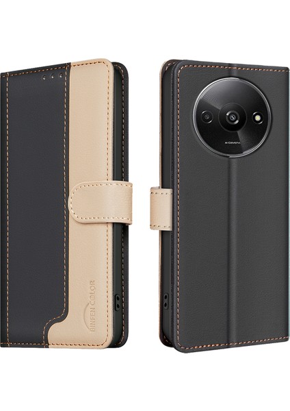 Xiaomi Poco C61 4g / Redmi A3 4g Deri Telefon Kılıfı (Yurt Dışından)