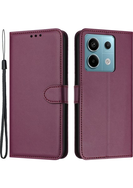 Redmi Note 13 Pro 5g / Poco X6 5g Cüzdan Deri Standlı Telefon Kapağı (Yurt Dışından)