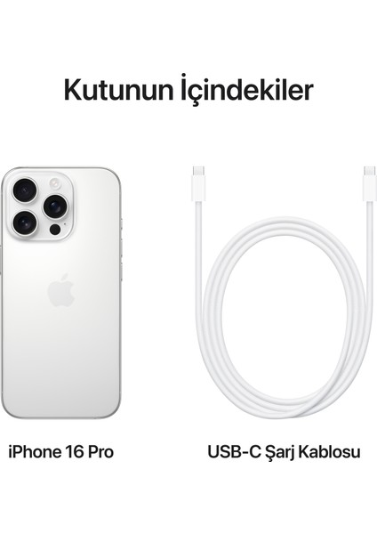 iPhone 16 Pro 256GB Beyaz