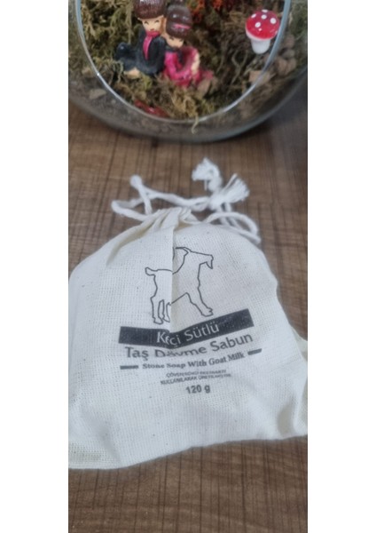 Doğal Keçi Sütlü Taş Dövme Sabun 120 gr
