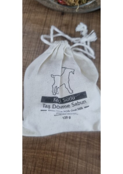 Doğal Keçi Sütlü Taş Dövme Sabun 120 gr