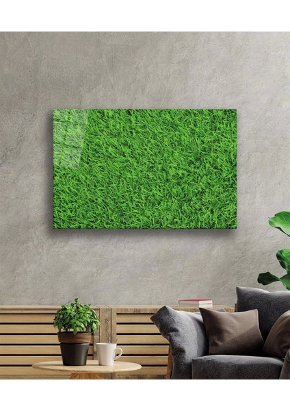 Teknoo- Yeşil Çimen Cam Tablo Green Grass fiyatları