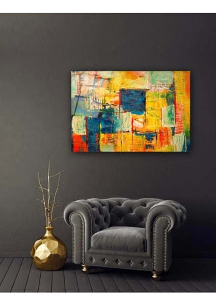 Teknoo- Soyut Desen Cam Tablo modelleri