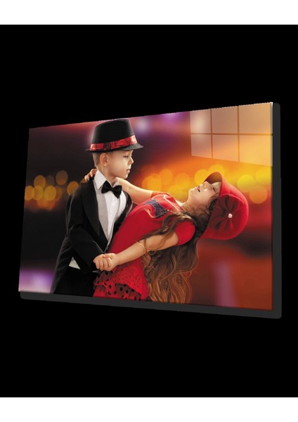 Teknoo- Dans Eden Çocuklar Cam Tablo Dancing Kids Table