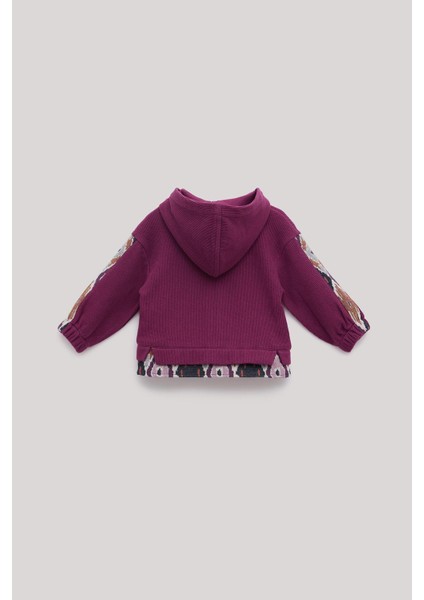 Bg Store Kız Bebek Mürdüm Eşofman Üstü