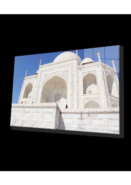 Teknoo- Beyaz Bina Cam Tablo White