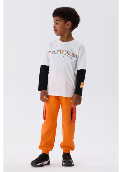 Bg Store Erkek Çocuk Beyaz T-Shirt