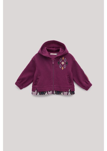 Bg Store Kız Bebek Mürdüm Eşofman Üstü