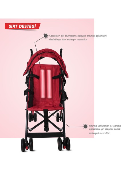 Tokyo Hafif Baston Bebek Arabası RV108 Kahverengi fırsatları