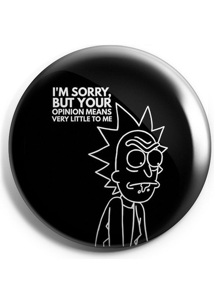 Rıck And Morty V18 Iğneli Çanta Rozeti