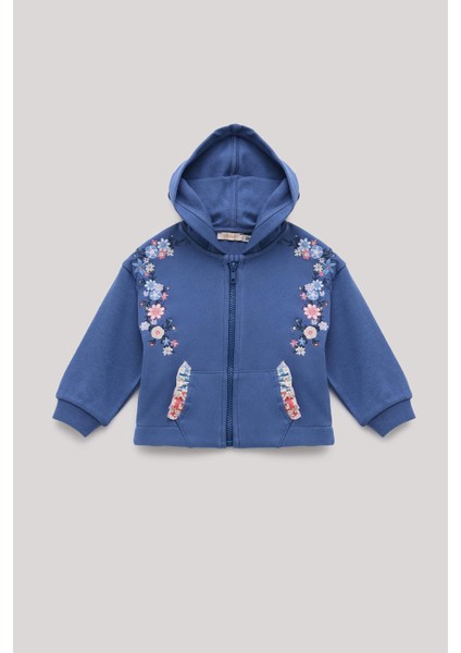 Bg Store Kız Bebek Mavi Eşofman Üstü