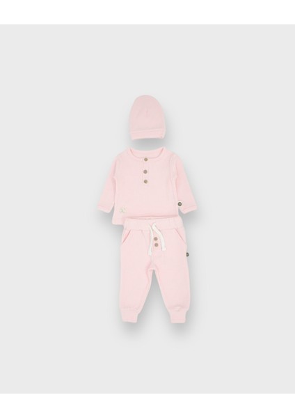 Bebek Organik Waffle 3'lü Takım