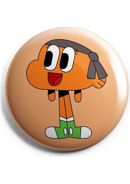 Major Selection Gumball Tasarımları V3 Iğneli Çanta Rozeti