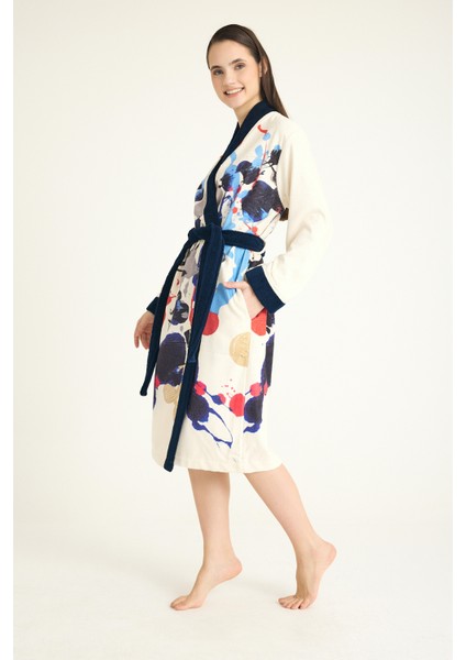 Desenli Baskılı Bornoz modelleri