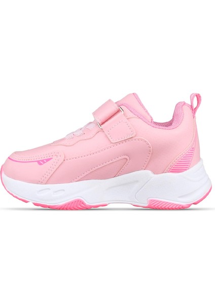 Küçük Kız Çocuk Bağcıklı / Velcro Pembe Sneaker