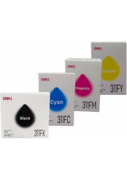 Delı 311F (Cmyk) Mürekkep Seti