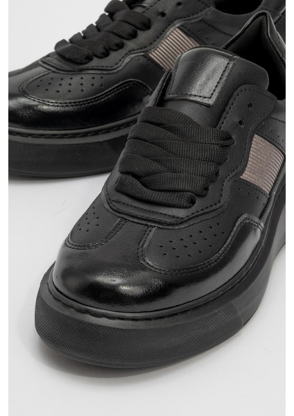 Kadın Spor Ayakkabı Siyah Siyah Kırışık indirimleri