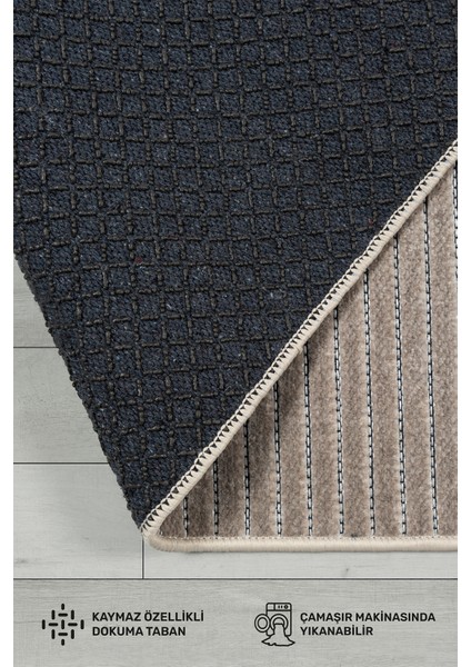 Ada Kaymaz Taban Yıkanabilir Dokuma Bej Kilim Yolluk 404 indirimleri