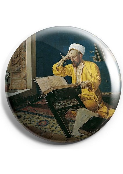 Major Selection Kuran Okuyan Adam Iğneli Çanta Rozeti