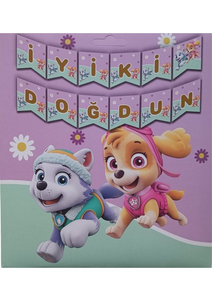 Paw Patrol Lady Iyi Ki Doğdun Banner