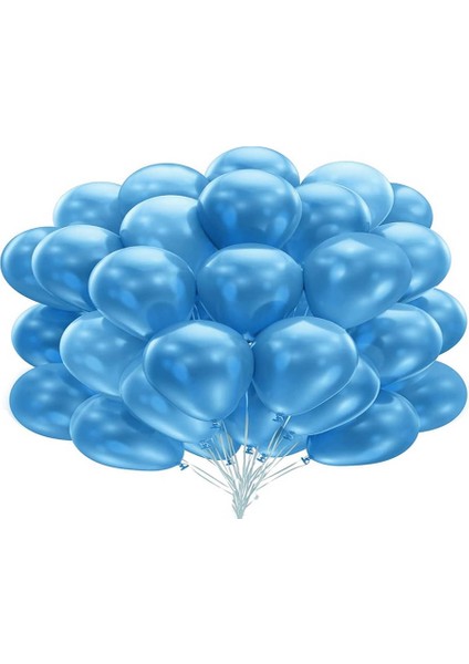 Metalik Balon 10'lu (Inci Beyazı) modelleri