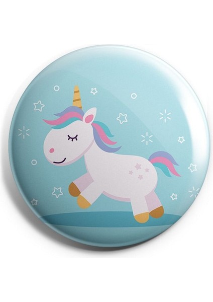 Unicorn Iğneli Çanta Rozeti