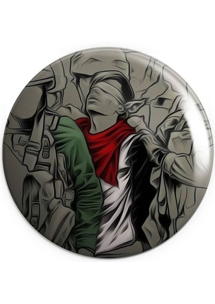 Major Selection Filistin You're Free Iğneli Çanta Rozeti 58MM