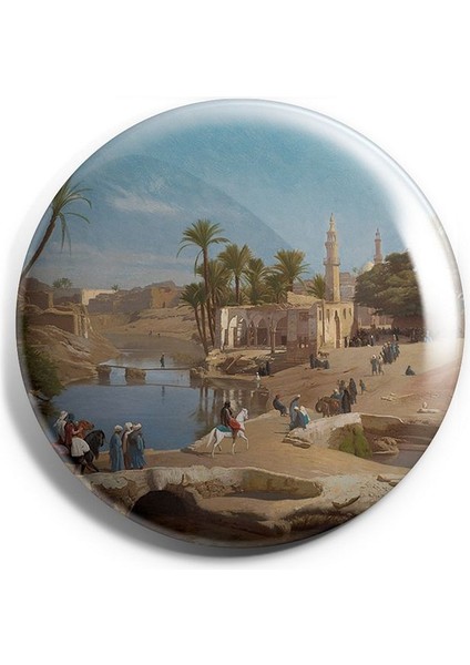 Major Selection Afrikada Bir Cami Iğneli Çanta Rozeti