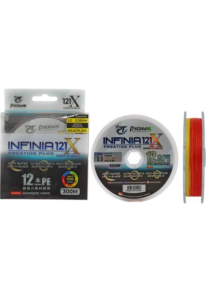 Infinia 12X 0,26MM 300 M Multicolor