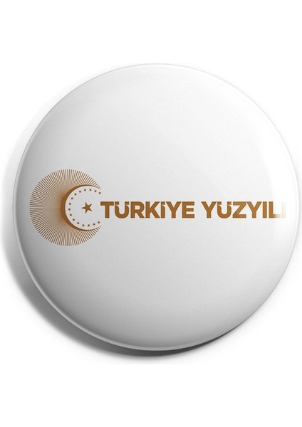Türkiye Yüzyılı V2 Iğneli Çanta Rozeti