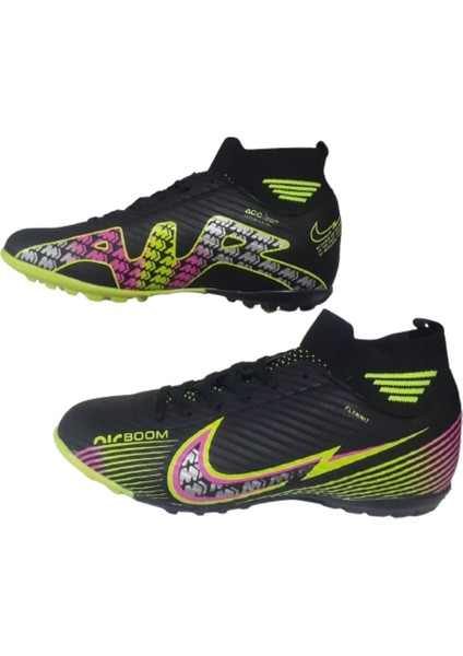 Erkek Siyah-Sarı Çoraplı Halı Saha Ayakkabısı TWNGOO100-22 modelleri