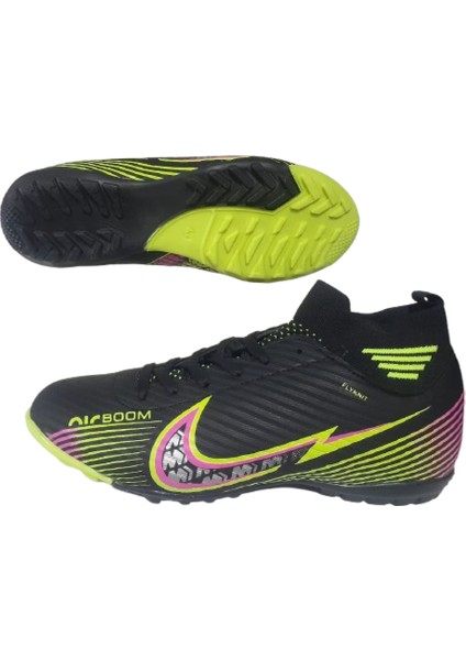 Erkek Siyah-Sarı Çoraplı Halı Saha Ayakkabısı TWNGOO100-22 indirimleri