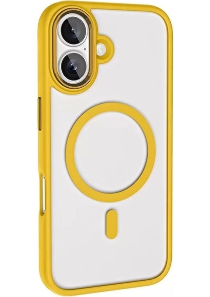 Apple Iphone 16 Kılıf Magsafe Wireless Şarj Krom Silikon Kapak fiyatları