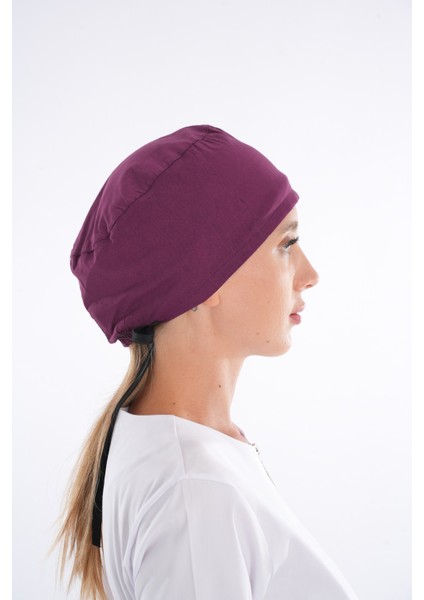 Düz Mürdüm Renk Doktor Hemşire Aşçı Hastane Medikal Cerrahi Bone fırsatları