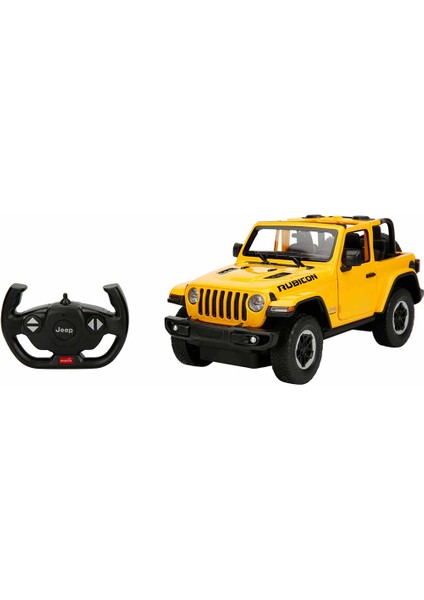 Rastar 1:14 Jeep Wrangler Rubicon Uzaktan Kumandalı Araba 16096 Sarı