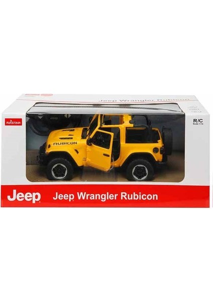 Rastar 1:14 Jeep Wrangler Rubicon Uzaktan Kumandalı Araba 16096 Sarı fiyatları
