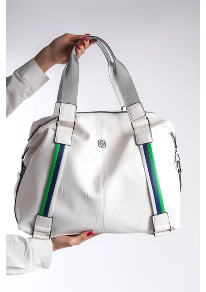 Patlı Kadın Shopper Omuz Çantası