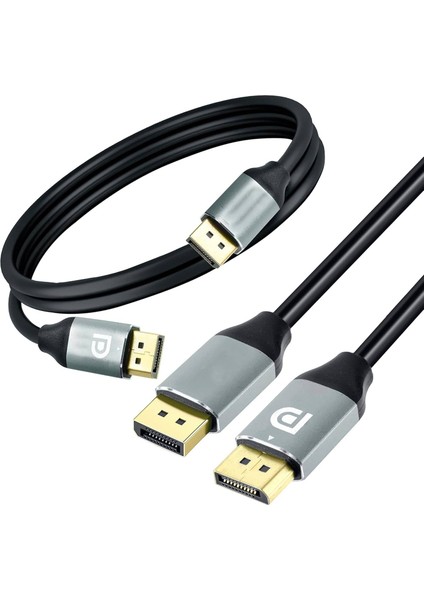 Dp To Dp Kablo 8k 60hz / 4K 144hz Görüntü Aktarıcı Kablo 1,5 Metre - FC749