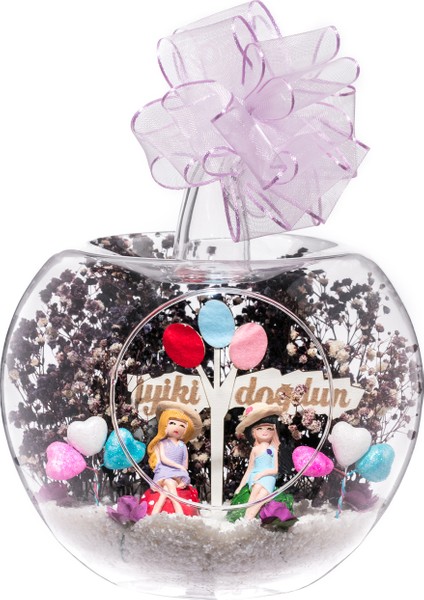 Teraryum Iyi Ki Doğdun Canım Arkadaşım Tabelalı Mor