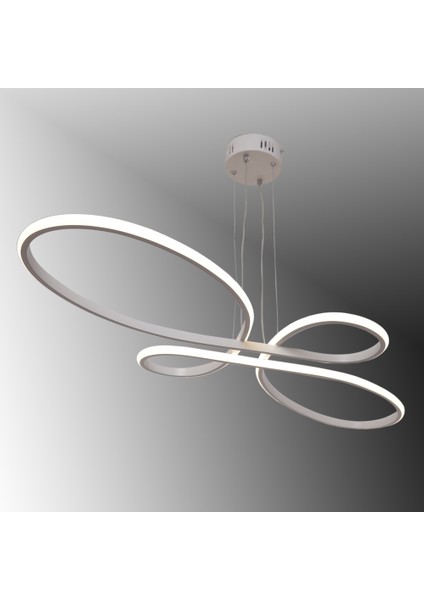TT041-BY Tt Aydınlatma Trend Modeli Mat Beyaz LED Avize